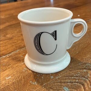 Anthropologie initial mug C